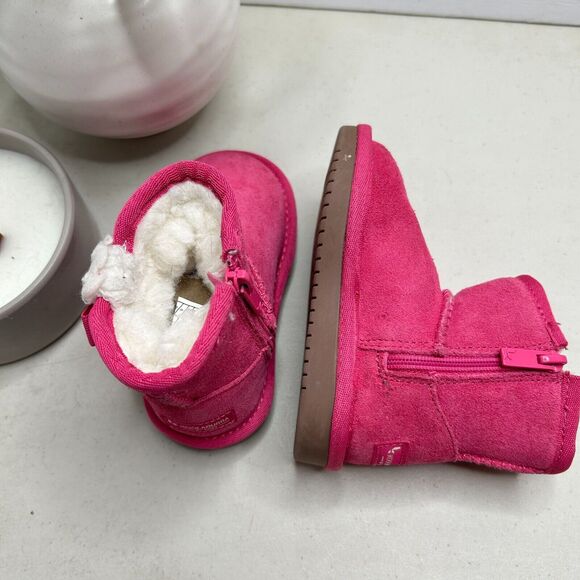 Koolaburra by Ugg Victoria Mini Winter Boots Pink Toddlers 6 1135954T - Picture 6 of 8